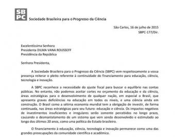 Documento SBPC solicita revogação…